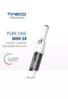 TINECO Tineco Pure One MINI S4 Smart Cordless Handheld Vacuum Cleaner Portable Mobil Penyedot Debu Vakum