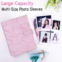 A5  Photocard Binder With 25 Pack 4-Pocket Card Pages, 6 Ring A5 Binder Card Collector Album With 20