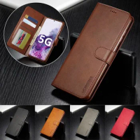 Leather Wallet Case For Samsung Galaxy S24 S24plus S23 S22 S21 Ultra S20 FE S10 Plus Flip Cover