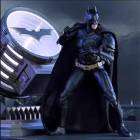 18cm Modoking Batman Figure The Dark Knight Batman Assembling Movable Figurine Model 1/12 Armor Suit Bat Batman Lamp Toys Gift