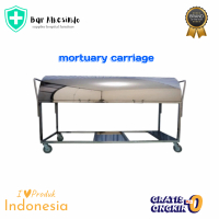 mortuary carriage jenazah - gerbong jenazah stainless - brankar mayat