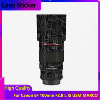 For Canon EF 100mm F2.8 L IS USM MARCO Lens Sticker Protective Skin Decal Film Anti-Scratch Protector Coat EF100 2.8 F/2.8M