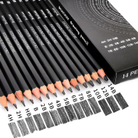 Benfaner Sketch Pencils 2B4B6B8B10B12B14B Student High Quality Sketch Art Painting Set