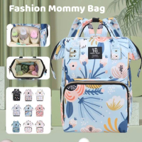 Mommy Baby Diaper Bag Backpack For Stroller Large Capacity Waterproof Big Opening Multi-pocket Lightweight Mummy Baby Nappy Bag