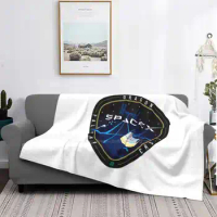 Space For Future ....... Amazing Air Conditioning Soft Blanket Spacex Space Tesla Elon Musk Science Astronaut Rocket Elon Moon
