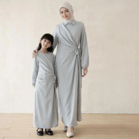 Asmara Kids by Aska Label - Gamis anak wanita dress anak lebaran details drape kembaran sarimbit ^^L