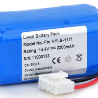 2200mAH News Electrocardiogram machine battery for SPRING ECG-906A ECG-2203B HYLB-1171 ECG-2206G