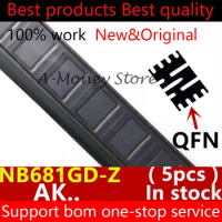 (5pcs)NB681GD-Z NB681GD NB681G NB681 AKVF AKVG AKV.. QFN-13