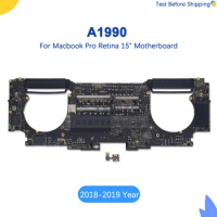 Tested Laptop Motherboard With Touch ID i7 i9 16GB 32GB For Macbook Pro 15" A1990 Logic Board 2018 820-01041-A 820-01814-A 2019