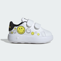 adidas 愛迪達 運動鞋 童鞋 小童 兒童 魔鬼氈 ADVANTAGE SMILEY CF I 白黃 IH6257