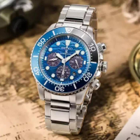 Personality High Quality Seiko Business Luxury Fashion Quartz Watch Men Steel Niche Watches Automatic Date WristWatch AAA Clock