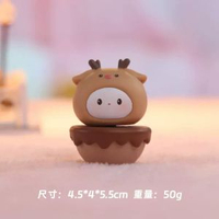 自帶香味不倒翁擺件禮物辦公室裝飾品公仔樹脂桌面可愛小擺件創意