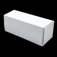 500Pcs/lot Wholesale Pure White Carton Board Packaging Box Party Small Favors Kraft Paper Box Lipstick Cosmetic Bottle Pack Box