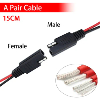 Car Battery Solar Cables DIY SAE 12V 18AWG Power Automotive Extension Cable Male Female Plug Wire Connector Cable