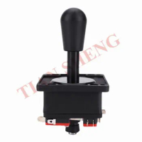 Classic Black Arcade Joystick 8 way DIY Game Joystick Red Ball Fighting Stick Replacement Parts For Game Arcade