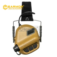 EARMOR M31 MOD4 Tactical Headset New Headband Shooting Noise Canceling Hearing Protector - Coyote Brown