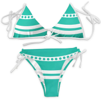 Anime Cartoon Printing Swimsuit Bikini Nami Cosplay Costume Women Sexy Summer Swimwear Outfits Hallo
