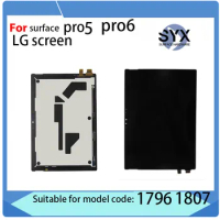New original LCD display for Microsoft Surface Pro 5 pro6, screen mounted, LG screen 1796 1807