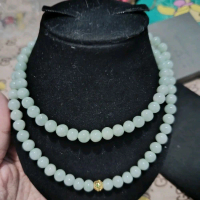 kalung giok burma lapis emas 14k