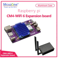 CM4 based wifi6 WiFi 6E expansion board,Raspberry Pi Compute Module 4, Intel AX200 AX210 PCIe M.2 A Key