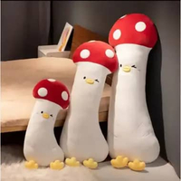 Bantal lucu Boneka Jamur Custom New Cute 3D Mushroom Plushie Pillow Soft Stuffed Doll Plush Toy for 