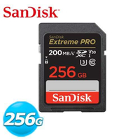 【跨店20%回饋 再折$50】 SanDisk Extreme Pro SDHC UHS-II 256GB 記憶卡