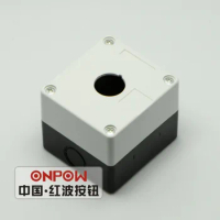 ONPOW 22mm Cut-out Plastic Push Button Station Electrical Enclosure Push Button Box (BX-22/1)