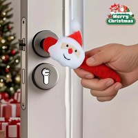 1pc Santa Claus Cloth Door Holder Decoration with Design - All Season Christmas Decoration Suitable 