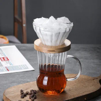 Glass Coffee Pot Coffeeware Teaware Hand Drip Kettle Teapot Coffee Ware Tea Ware Coffe Accessories Barista Tools Percolator Set