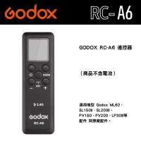 【eYe攝影】神牛 GODOX RC-A6 持續燈遙控器 公司貨 直播 ML60 SL150II FV150