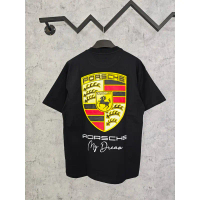 Áo Thun Cotton Dáng Rộng Porsche My Dream, Áo Thời Trang Đường Phố Baju Merah Porsche, 200 GSM, Làm 
