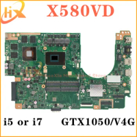 X580V Mainboard For ASUS Vivobook Pro 15 N580V NX580V FX580V M580V X580VD X580VN Laptop Motherboard i5 i7 7th Gen GTX1050/MX150