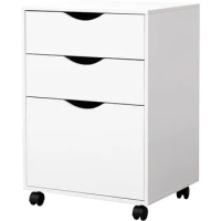 3 Drawer File Cabinet Shelving Mobile Vertical Filing Cabinet Fits A4 Legal Paper and Letter Paper for Home Office Cd Transport