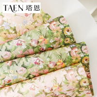 Oil Paint Flower Series Printed Texture Paper Fresh Flower Bouquet Wrapping Paper Oil Painting Paper