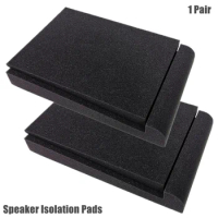 1 Pair 30x20x4.5cm Acoustic Studio Monitor Isolation Speaker Foam Pads for 5 Inch Speakers for Studio Monitor Loudspeakers