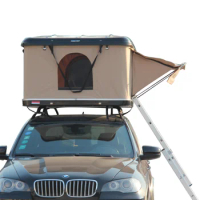 Semiautomatic smart portable car tent roof top tent hard shell car roof top tent