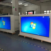 85'' 100 Inch IP65 Outdoor LED Digital Advertising Signage, LCD WIFI Multimedia playback kiosk, Advertising LCD Screen Monitor