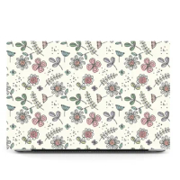For Macbook Air M3 Case 2024 Laptop 13.6 M2 2022 A2681 Cover 13 Inch M1 2020 Shell for Apple Pro 14 2023 Cute Hand Drawn Floral