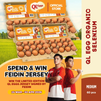 QL Eggs Day 1 Organic Selenium - Medium 60pcs Fresh Egg Farm Fresh Egg Telur Segar