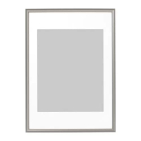 SILVERHÖJDEN 相框, 銀色, 50x70 公分