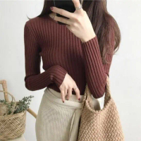 Exclusive Sale Ajw [Aa] Atasan Rajut Wanita Oneck Lengan Panjang Adem | Inner Rajut Oneck Kerah Bula