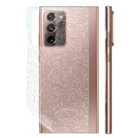 O-one大螢膜PRO Samsung三星 Galaxy Note20 Ultra 5G 全膠背面保護貼 手機保護貼-水舞款