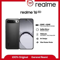 HP Realme 16 5G Ram 12GB Internal 256GB Garansi Resmi Air Black