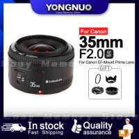 YONGNUO 35mm lens YN35mm F2.0 lens Wide angle Fixed/Prime Auto Focus Lens For Canon 600d 60d 5DII 5D 500D 400D 650D 600D 450D