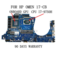 MLLSE ORIGINAL L59774-601 FPC72 LA-H492P REV : 1.0 LAPTOP MOTHERBOARD FOR HP OMEN 17-CB CPU I7-9750H +GPU 90 DAYS WARRANTY