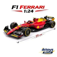 diecast mobil f1 formula 1 ferrari 1:24