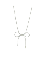 สร้อยคอผู้หญิง รุ่น Lush Ribbon สีเงิน