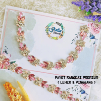 Payet Rangkai Premium Leher & Pinggang GN 7/Bisa Custom Warna/Payet Mewah/Payet Murah