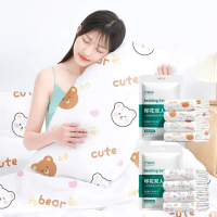 【lvbao 618限定】一次性旅行用品 雙人四件套 枕頭套/床單/被套 免洗床上用品 拋棄式床單(出差旅行必備)