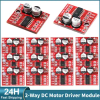 L298N 2-Way DC Motor Driver Module DC 2V-10V 1.5A DC Motor Driver Module Dual H-Bridge Stepper Motor Driver